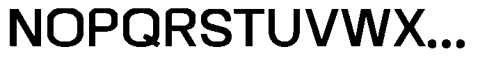 Visionaries Medium Font UPPERCASE