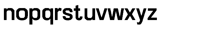 Visionaries Medium Font LOWERCASE