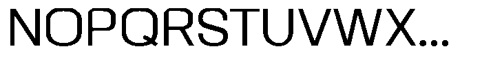 Visionaries Regular Font UPPERCASE
