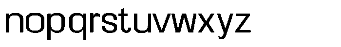 Visionaries Regular Font LOWERCASE