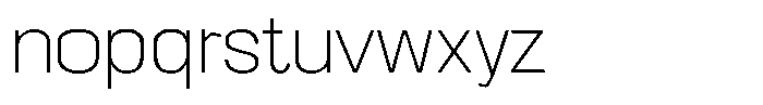 Visionaries Thin Font LOWERCASE