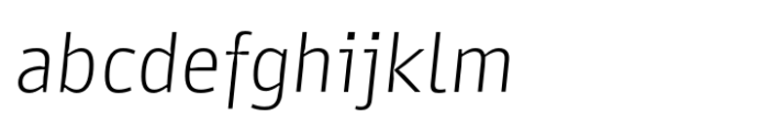 Viska Light Italic FONT