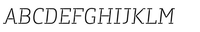 Viska Serif Light Italic Font UPPERCASE