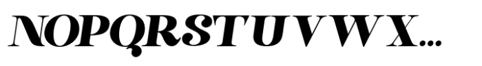 Visoria Italic Font UPPERCASE