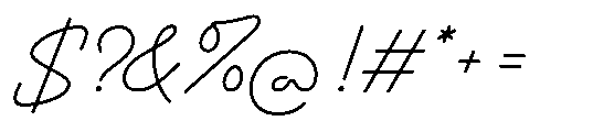 Vista Chopers Font OTHER CHARS