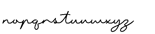 Vista Chopers Font LOWERCASE
