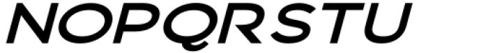 Vista Nordic Black Italic Font UPPERCASE