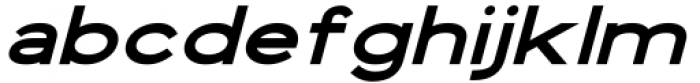Vista Nordic Black Italic Font LOWERCASE