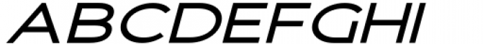 Vista Nordic Bold Italic Font UPPERCASE