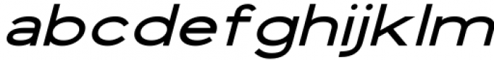 Vista Nordic Bold Italic Font LOWERCASE