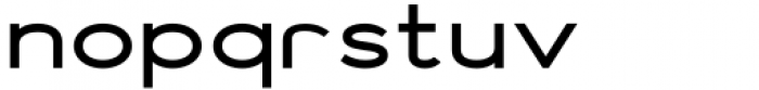 Vista Nordic Bold Font LOWERCASE