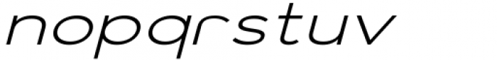 Vista Nordic Normal Italic Font LOWERCASE
