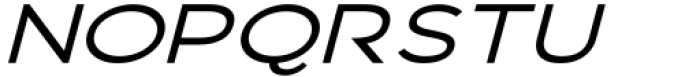 Vista Nordic Semi Bold Italic Font UPPERCASE