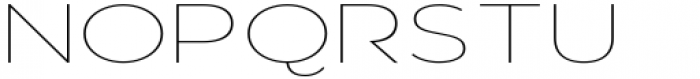 Vista Nordic Thin Font UPPERCASE