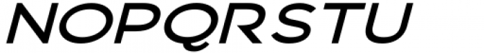 Vista Nordic Ultra Bold Italic Font UPPERCASE