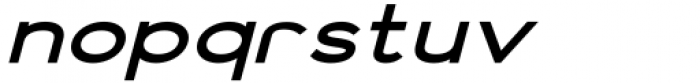 Vista Nordic Ultra Bold Italic Font LOWERCASE