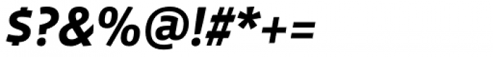 Vista Sans Bold Italic Font OTHER CHARS