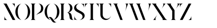 Vistera Font UPPERCASE