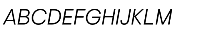 Visuelt Pro Light Italic Font UPPERCASE