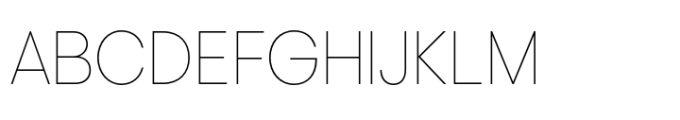 Visuelt Pro Thin Font UPPERCASE