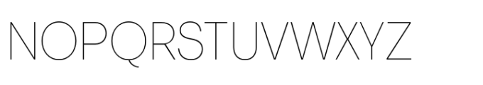 Visuelt Pro Thin Font UPPERCASE