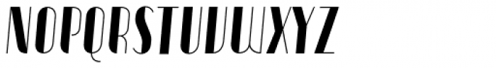 Vitacura Regular Oblique Font UPPERCASE