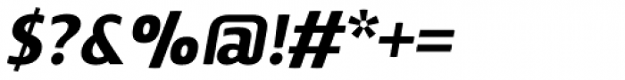 Vitali Neue Black Italic Font OTHER CHARS