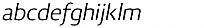 Vitali Neue Medium italic Font LOWERCASE