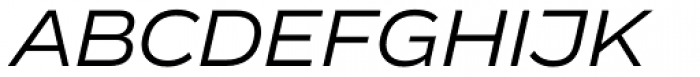 Vito Extended Italic Font UPPERCASE