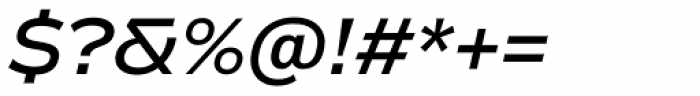 Vito Extended Medium Italic Font OTHER CHARS