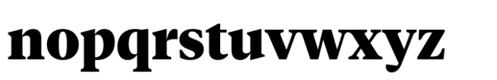 Vitruv Headline Black Font LOWERCASE