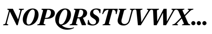 Vitruv Headline Bold Italic Font UPPERCASE