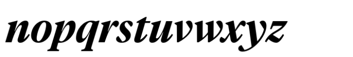 Vitruv Headline Bold Italic Font LOWERCASE