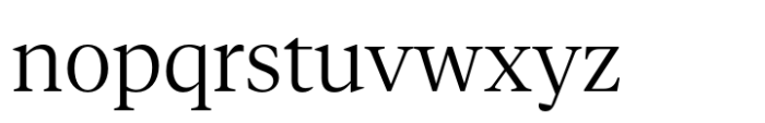 Vitruv Headline Light Font LOWERCASE