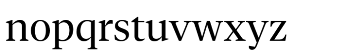 Vitruv Headline Regular Font LOWERCASE