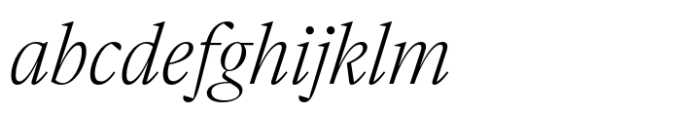 Vitruv Headline Thin Italic FONT