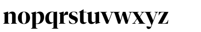 Vitruv Poster Bold Font LOWERCASE