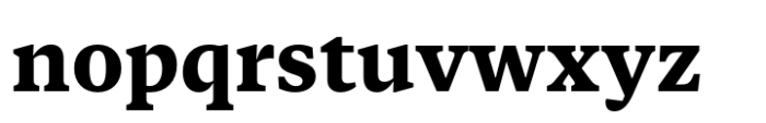 Vitruv Text Black Font LOWERCASE