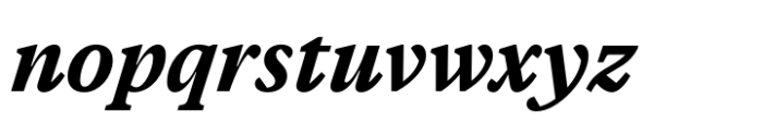 Vitruv Text Bold Italic Font LOWERCASE