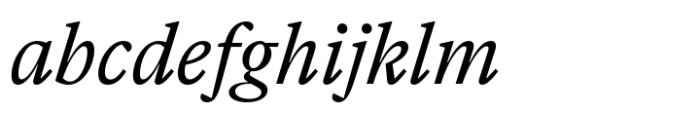Vitruv Text Regular Italic FONT