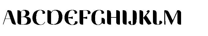 Vittasoa Font UPPERCASE