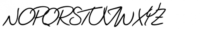Vittorio Handwriting Font UPPERCASE