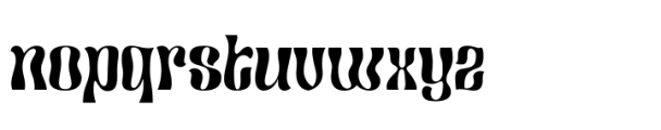 Viva Kaiva Medium Font LOWERCASE