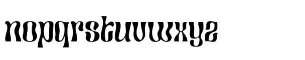 Viva Kaiva Regular Font LOWERCASE
