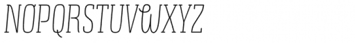 Vivala Line Italic Font UPPERCASE