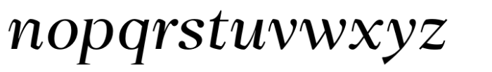 Vivala Marbod Regular Italic Font LOWERCASE