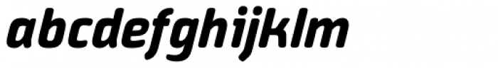 Vivala Sans Round Bold Italic Font LOWERCASE