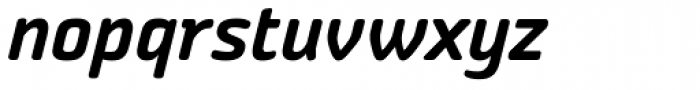 Vivala Sans Round SemiBold Italic Font LOWERCASE