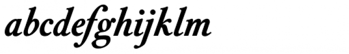 Vizille Bold Italic Font LOWERCASE