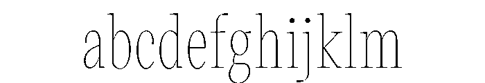 VictorNarrow 10Hairline FONT